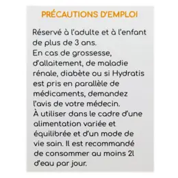 Hydratis Solution d'Hydratation Pêche Lot de 3 x 20 pastilles