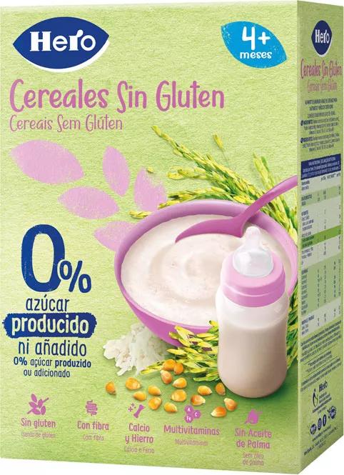 Hero Baby Papilla 8 Cereales Sin Gluten +4m 340 gr