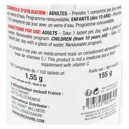 Eric Favre Bien-Être Vitamine C 1000mg 100 comprimés