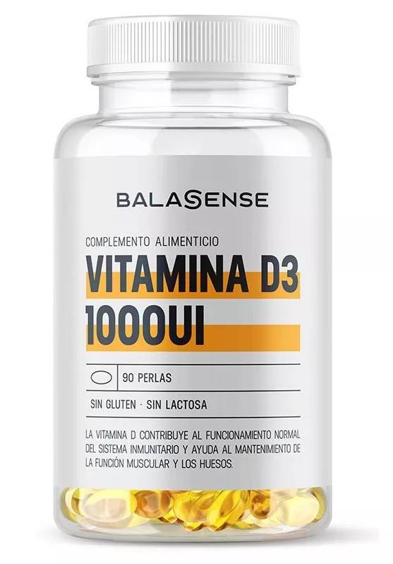 Balasense Vitamina D3 1000 UI 90 Pérolas