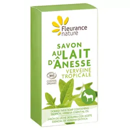 Fleurance Nature Savon au Lait d'Ânesse Verveine Bio 100g