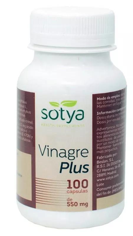 Sotya Vinagre Plus Vino/ananás/Papaya 100 Cápsulas