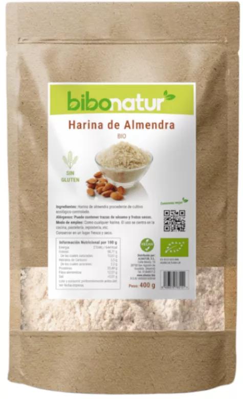 Bibonatur Farinha de Amêndoa Sem Glúten Bio 400 gr