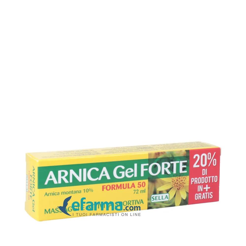 Arnica 10% Gel Forte Formula 50 Gel Lenitivo Per Traumi 72 ml