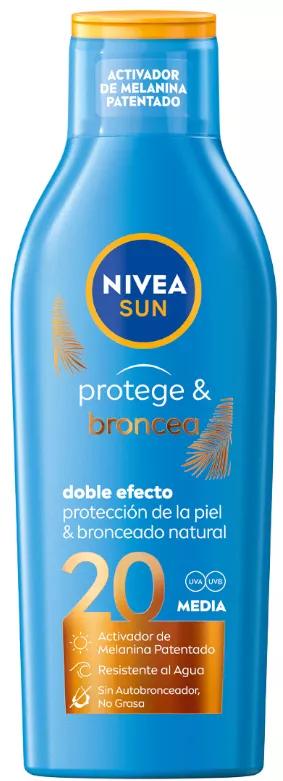 Nivea Sun Protege & Broncea Loção Solar SPF20 200 ml
