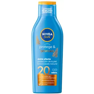 Nivea Sun Protect & Tan Sun Lotion SPF20 200 ml