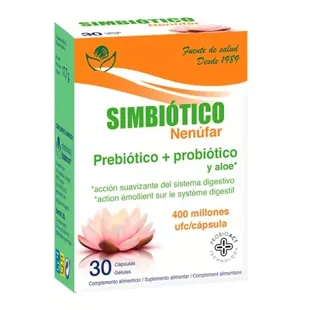 Symbiotic Bioserum Nenúfar Prebiotic + Probiotic 30 Capsules
