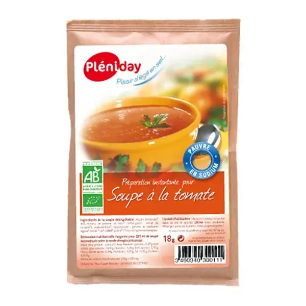 Pleniday soup instant 18g tomatoes