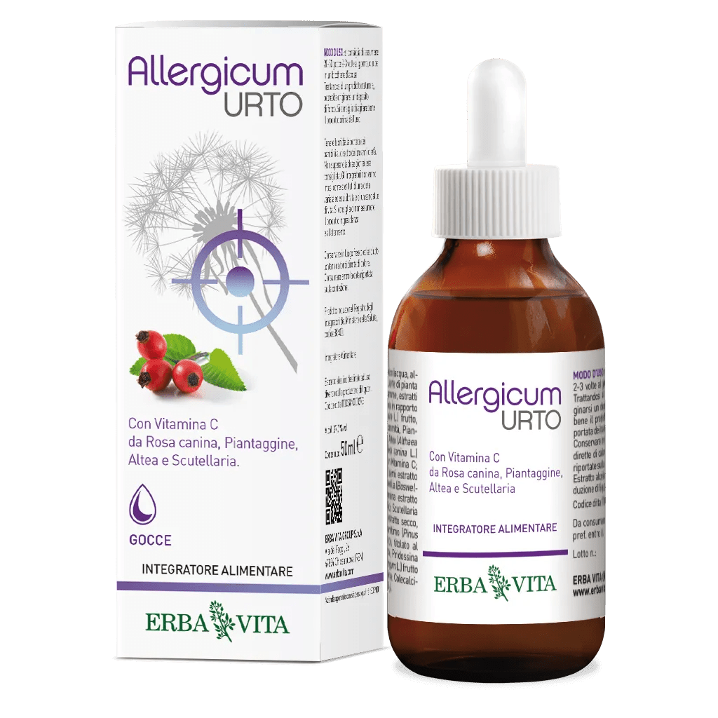 Erba Vita Allergicum Urto Gocce Integratore Sistema Immunitario 50 ml