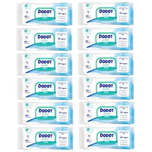 Dodot Toallitas Aqua Plastic Free 12x48 uds