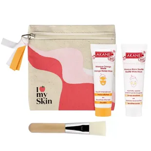 Kit Duo Maschera Akane Organic Cocoon + Pennello in omaggio