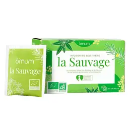 Omum Infusion La Sauvage Bio 20 sachets