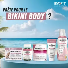 Eafit Minceur 360 Poudre - Morosil + Collagène Marin + Acide Hyaluronique - 275g Lot de 3