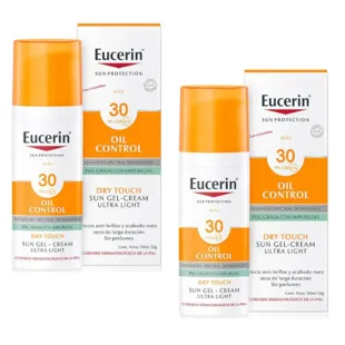 Eucerin Gel-Cream Oil Control Dry Touch SPF30+ 2x50 ml