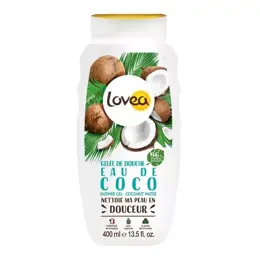 Lovea - Gelée De Douche - Eau de Coco - PH Neutre - Sans Sulfate 400ml