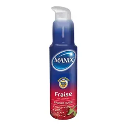 Manix Gel Lubrifiant Fraise Pulpeuse 100ml