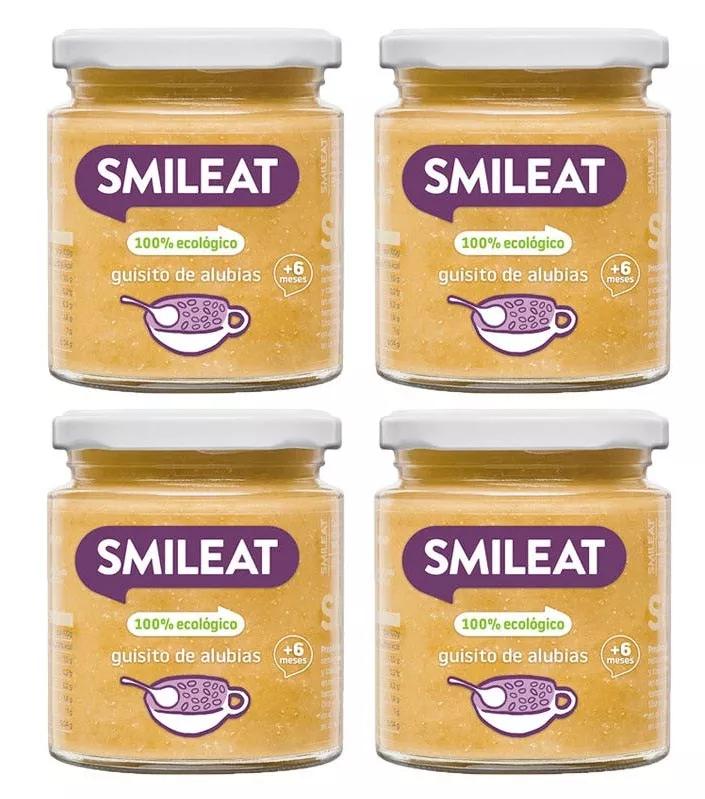 Smileat Pot de Ragoût de Haricots 100% Bio 4x230 gr