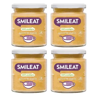 Smileat Tarrito de Guisito de Alubias ECO +6m 4x230 gr