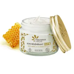 Fleurance Nature - Soin nuit régénérant à la gelée royale Bio - Pot 50 ml