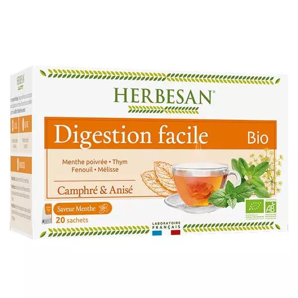 Herbesan Bio Infusion Digestion Facile Saveur Menthe n°3 20 sachets