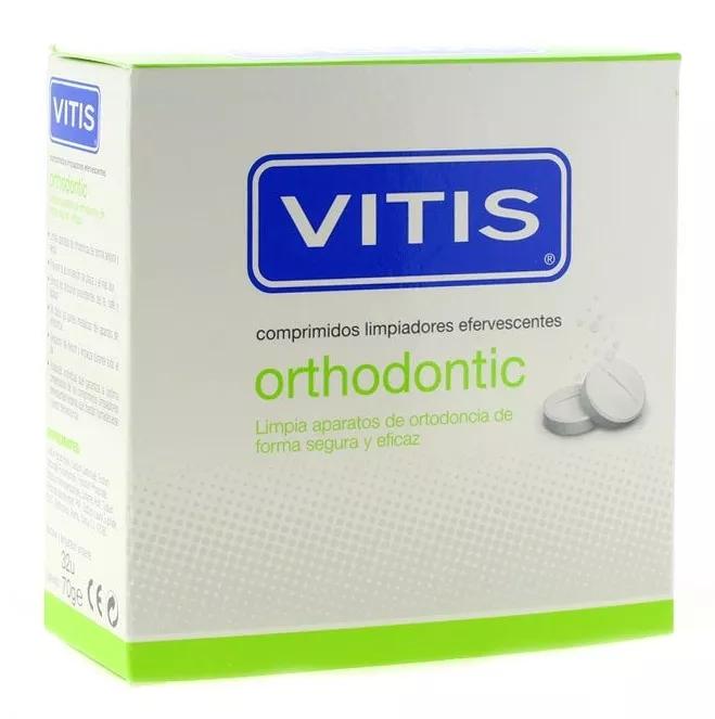 Vitis Comprimidos Efervescentes de Limpeza Ortodoncia 32Uds