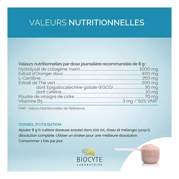 Biocyte Le Brûleur Morosil 400mg Perte de poids Goût fruits rouges 240g