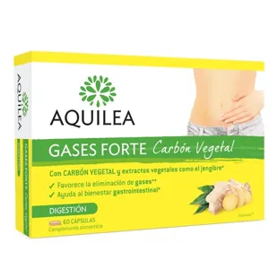 Aquilea Gases Forte Carbón Vegetal 60 Cápsulas
