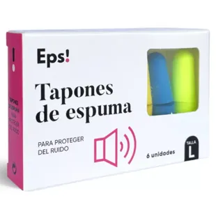 EPS! Tapón Espuma Talla L 6 uds