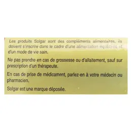 Solgar Charbon Végétal Activé 100 gélules végétales