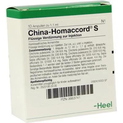 Guna China Homacord Medicinale Omeopatico 10 Fiale