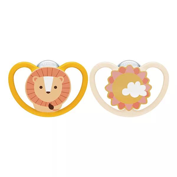 Nuk Fisiológico Silicona Chupete Espacio +6m Set de 2