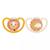 Nuk Silicone Pacifier Space +6m Panda Owl Set of 2