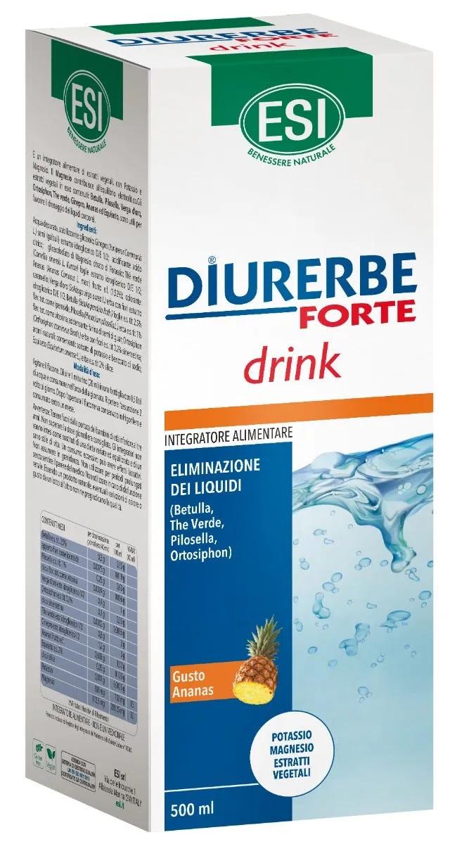 Esi Diurerbe Forte Drink Ananas Integratore Drenante 500 Ml