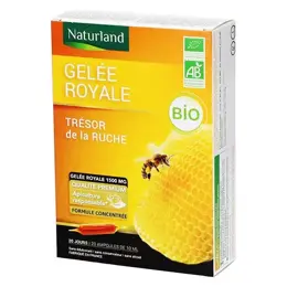 Naturland Gelée Royale 1500mg Bio 20 ampoules