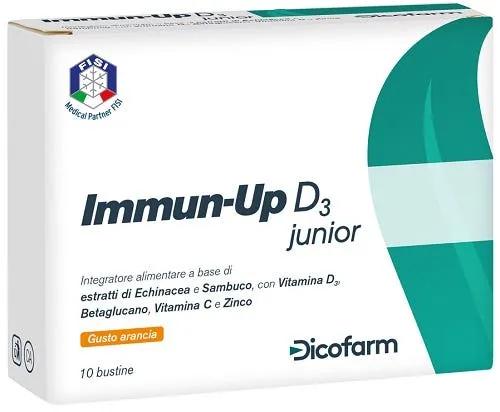 Immun-Up D3 Junior Integratore Vitamine Bambini 10 Bustine