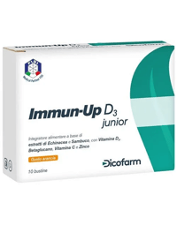 Immun-Up D3 Junior Integratore Vitamine Bambini 10 Bustine