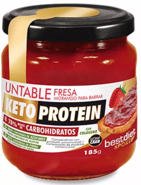 Keto-Proteinaufstrich Erdbeere 185 gr