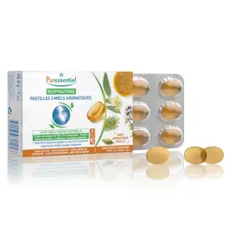 Puressentiel Respiratoire Pastilles 3 Miels Aromatiques 18 pastilles