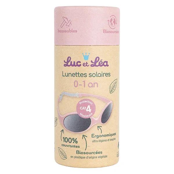 Luc & Léa Solare Occhiali di origine Biologica 0-1 anno Rosa