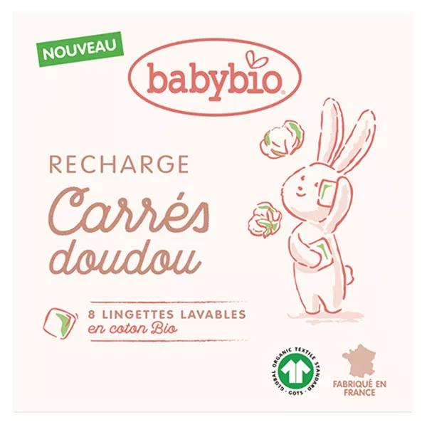 Babybio Soins Salviette Lavabili in Cotone Bio 8 unità
