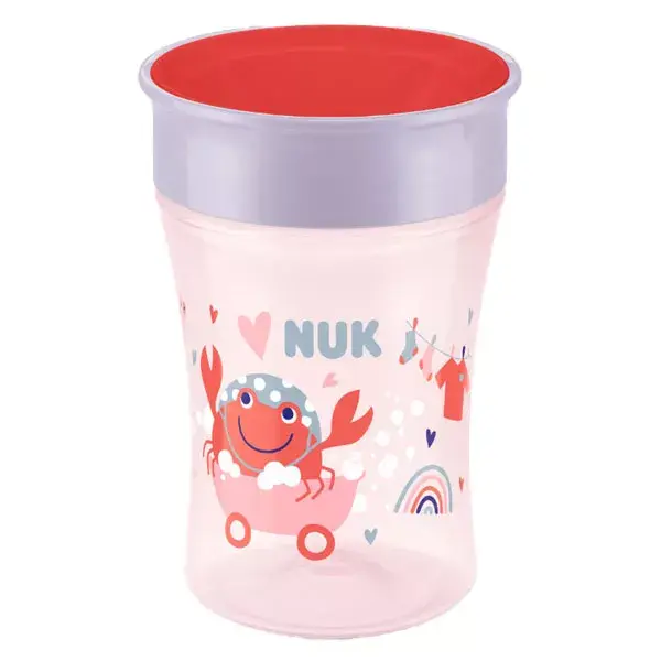 Nuk Magic Cup 360° Tasse d'Apprentissage +8m Crabe 230ml