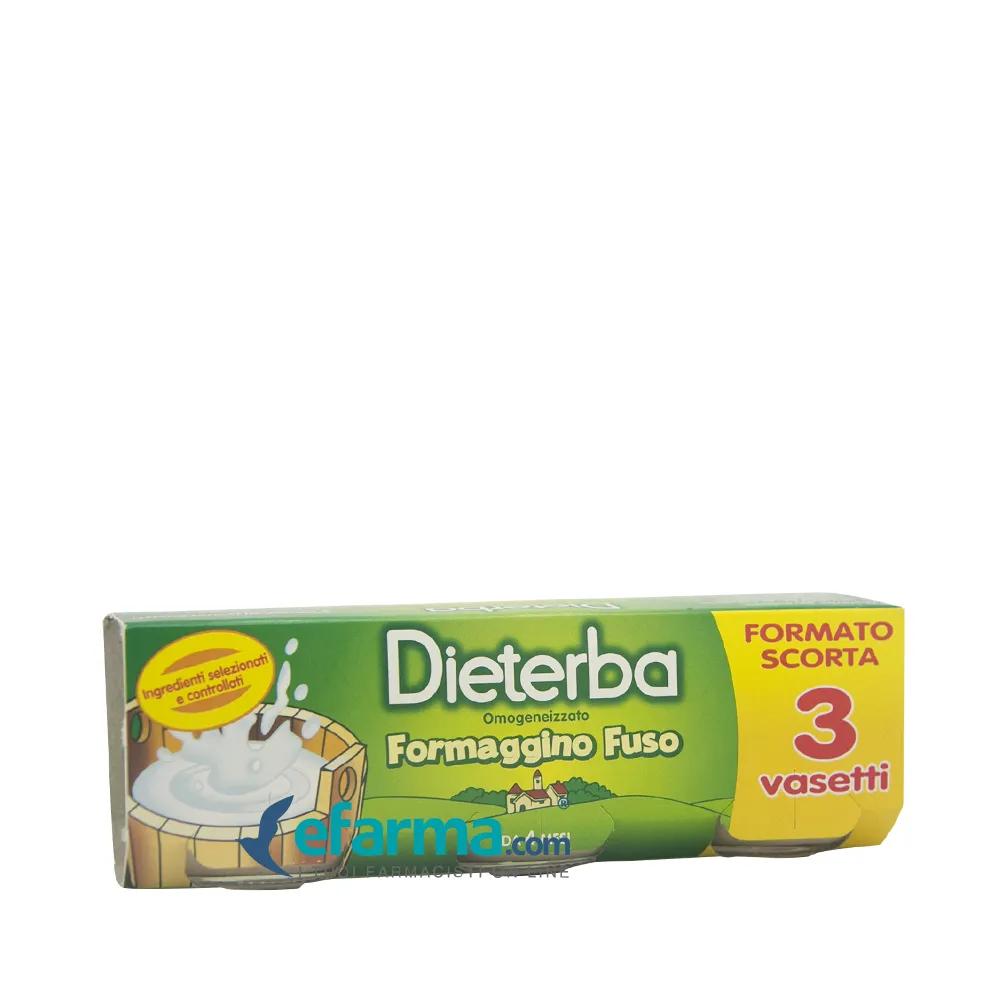 Dieterba Omogenizzato Formaggino 3 Vasetti da 80 g