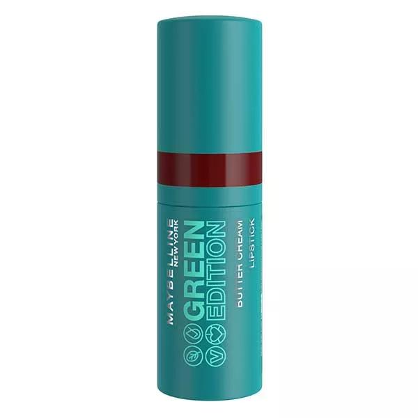 Labial en crema de mantequilla Maybelline Green Edition n.° 01 Ecliptic