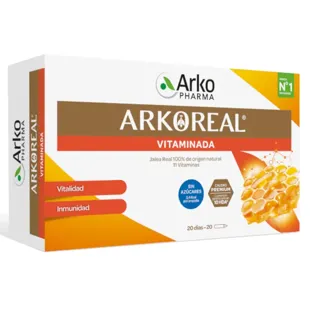 Arko Royal Gelée Royale Vitamine sans sucre 20 ampoules