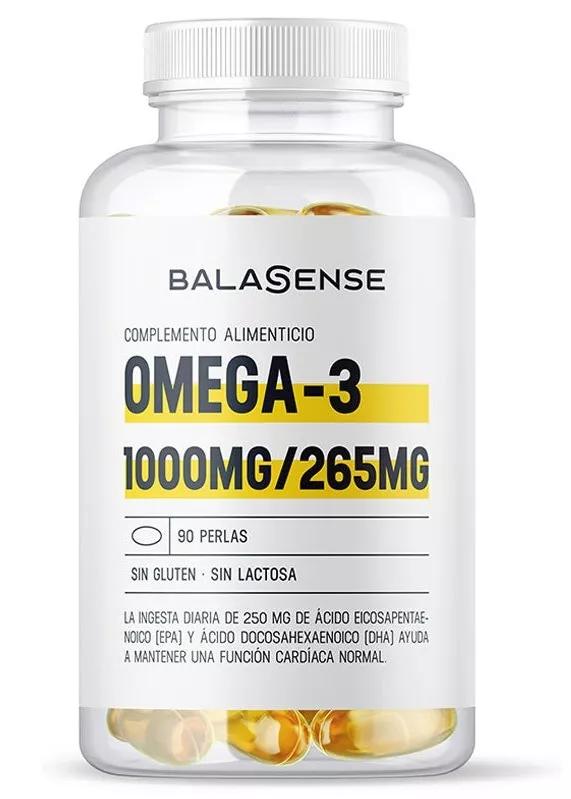 Balasense Omega 3 1000mg/265mg 90 Pérolas com Vitamina E