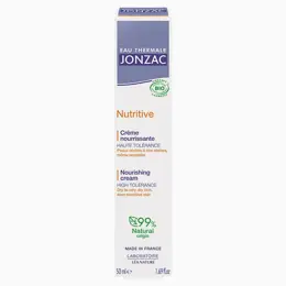 Eau Thermale Jonzac Nutritive Crème Visage Nutrition Intense Bio 50ml