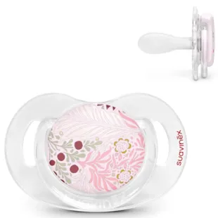 Chupeta Suavinex Poetry Tetina Fisiológica de Silicone SX Pro Rosa +18m