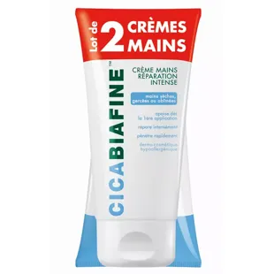 Cicabiafine Crema Mani Riparazione Intensa Lotto di 2 x 75ml