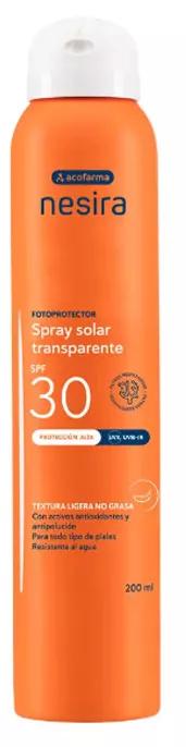Acofarderm Spray Solar Transparente SPF30 200ml