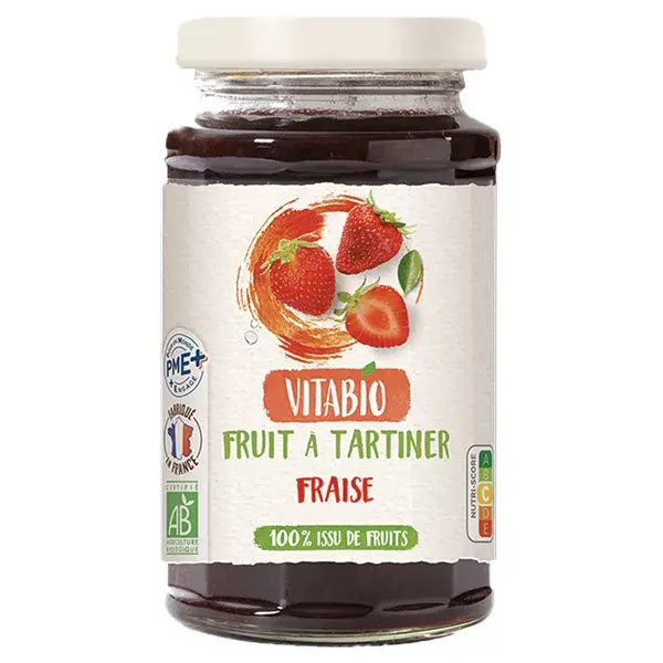 Vitabio Fruit à Tartiner Fraise Bio 290g